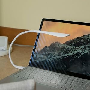 i2 gear laptop usb reading lamp light flexible