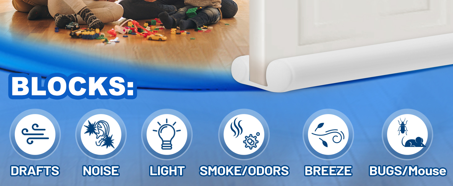 door draft stopper