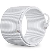 UltraPoE Ethernet Cable 60ft Cat 6 550Mhz Internet Cord 10Gbps Heavy Duty 24AWG LAN Cable, RJ45 N...