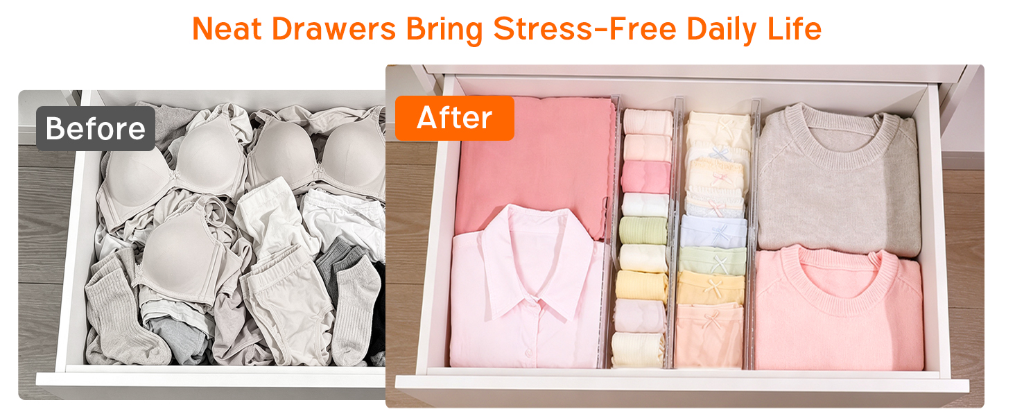 Drawer Dividers for Clothes