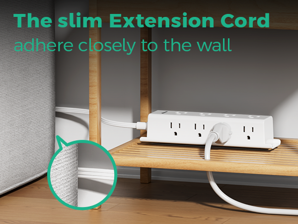 slim extension cord