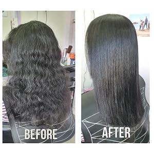 Ahglow rebonding system before and after
