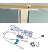 Yogcow 10mm 12V/24V Cabinet Door Activated Light Switch, Auto On/Off, Motion Sensor with 6ft Exte...
