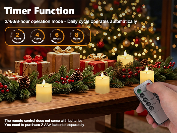 flameless candles with remote