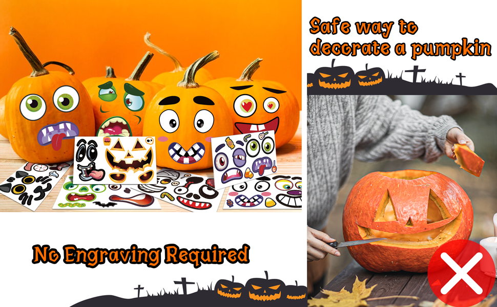 halloween pumpkin stickers