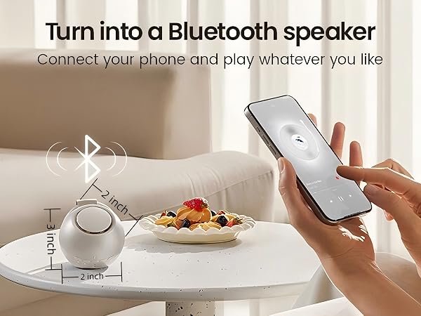 Portable Sound Machine with AI Cry Detection White Noise Machine