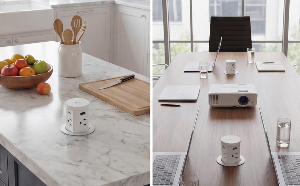 POP UP OUTLET FOR KITCHENG COUNTERTOP