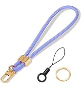 Fishent Keychain Wristlet lanyard, Cute Key Chain Holder, Upgraded Woven Wrist Lanyard for Keys, ...