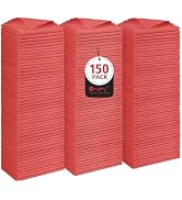 Orighty Cleaning Cloths Bulk, 150 Pack Shop Rags Reusable, Multi-Purpose Shop Towels for Cars, Mi...