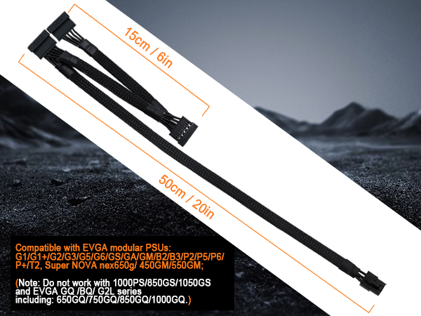 SATA Power Cable for EVGA PSUs