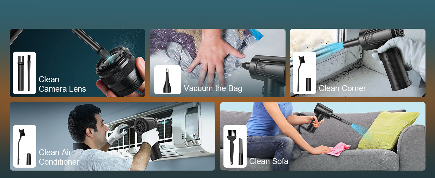 BANKKY Compressed Air Duster for Computer