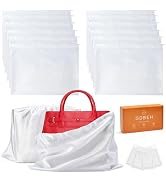 GDBEH 12 Pack Dust Bags for Handbags Travel Storage Pouch, Silk Cloth Bag With Drawstring Large S...