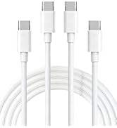 MAS CARNEY USB C to USB C Cable 2-Pack 6FT & 3FT, 60W Fast Charging Type C Cable for iPhone 17/16...