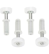 Harrier Hardware Spring-Loaded Bi-Fold Door Top Roller Guide Wheel, 4-Pack