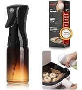 Mistifi Dark Glass Oil Sprayer – Fine Mist Olive Oil Dispenser for Cooking Air Fryer & BBQ Refill...