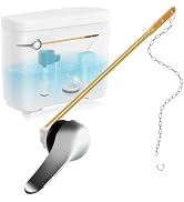 Toilet Handle Replacement Kit – Universal Front Mount Toilet Flush Handle, Chrome Tank Trip Lever...