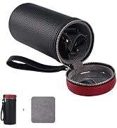 MIVLXLX 3 slots eyeglass case Leather sunglasses storage box, suitable for both men and women, Gl...