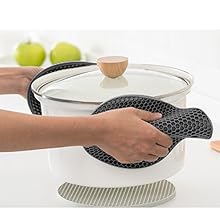 Silicone Trivet Mats Premium Heat Resistant Pot Holders,Trivets for Hot Dishes - Thick Hot Pads