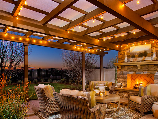 solar string lighst for fence and balcony
