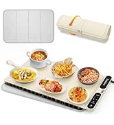 Homelove Warming Mat for Food - Fast Full Surface Electric Warming Tray with 7 Temp-Settings & 8H...