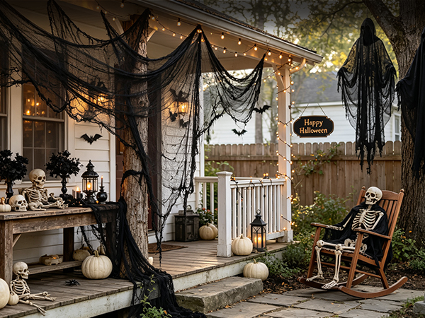 black creepy cloth