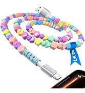 USB to USB C Cable Beaded 3.3FT,USB-A to USB-C Cord for CarPlay,25W 20W 18W 15W Quick Charge Type...