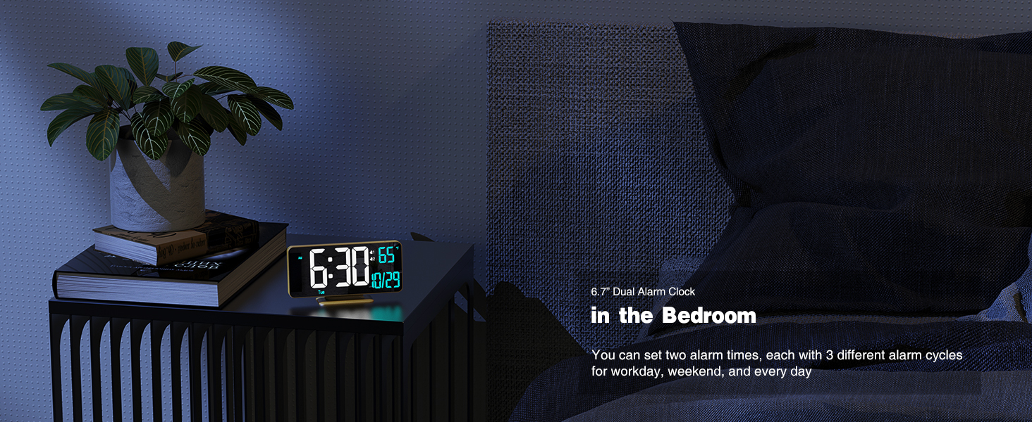 alarm clock for Bedroom