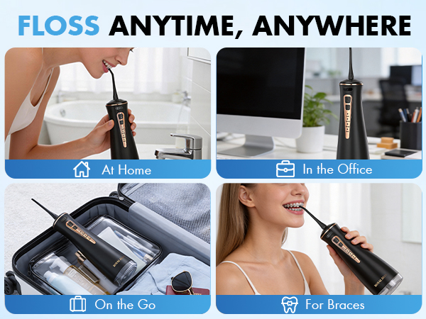 cordless water flosser portable