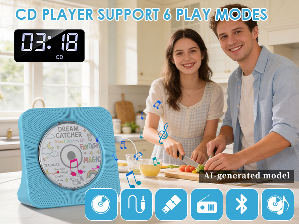 countertop cd player