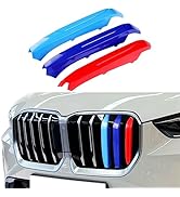 Exact Fit ///M-Colored Grille Insert Trims Compatible with BMW 2023 X1 U11 iX1 Accessories for 5-...