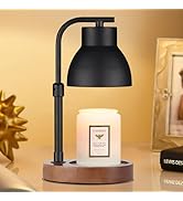 Dimmable Candle Warmer Lamp Adjustable Height Electric Wax Melt Warmer for Jar Scented Candles Su...