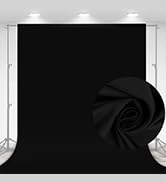 7X10 black backdrop