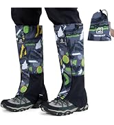 HIGH EXPERIENCE Leg Gaiters 100% Waterproof Adjustable Shoe Snow Boot Guard Gators for Hiking Sho...