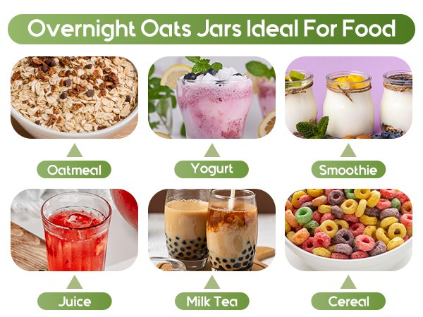 overnight oats jars