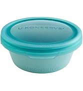 U Konserve Platinum Silicone Food Storage Bento Box Dual Seal Container - Leak Proof, Shatter Pro...