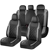 Coverado Car Seat Covers, Seat Covers Full Set, 5 Seats Automotive Seat Cover, Mesh Breathable Se...