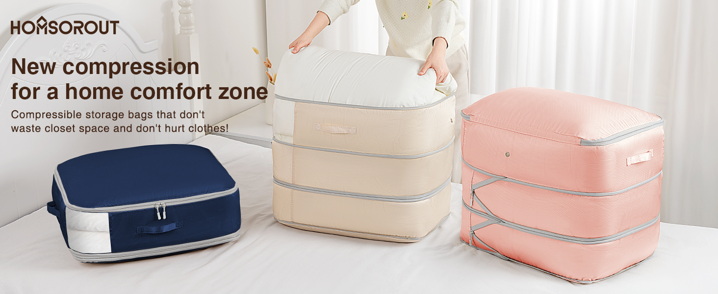 compression storage bags