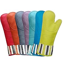 extra-long silicone oven mitts