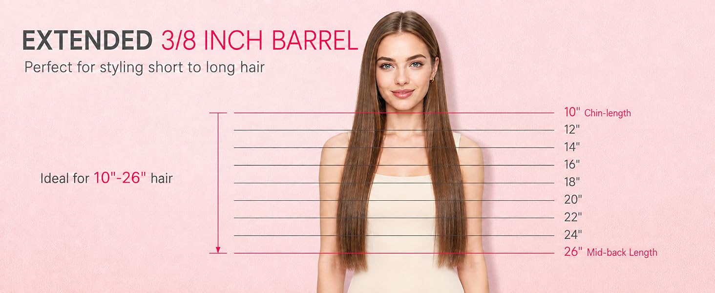3/8 inch curling wand