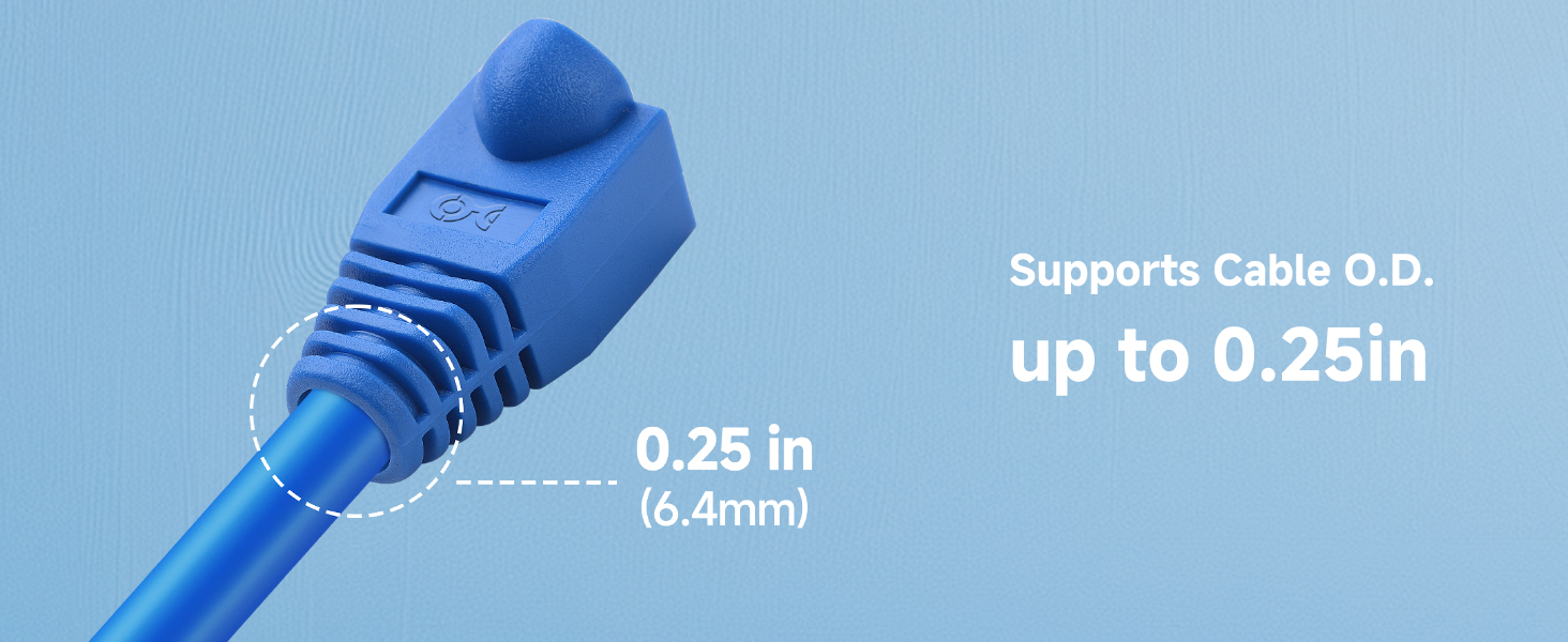 Cat6 / Cat5e RJ45 Strain Relief Boots