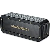 Bluetooth Speaker, BOGASING M4 Speaker with 40W Stereo HD Surround Sound, Deeper Bass, 24H Playti...