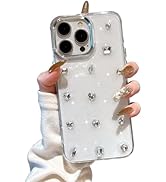 EYZUTAK Case for iPhone 16 Pro Max, Bling Glitter 3D Diamond Phone Case Cute Sparkly Crystal Clea...