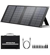 40W Portable Solar Panels, Foldable Solar Panel Charger for 100-300W Portable Power Bank, with Ad...