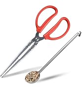 Fireplace Tongs Pellet Scoop Set Compatible with Solo Stove Mesa/XL, Tabletop Fire Pit Mini Firew...