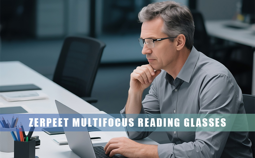 Progressive Multifocal Reading Glasses