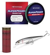 KastKing Superpower Braided Fishing Line and Lures Combo Texas Edition, 4X Braid Line 200 Yards w...