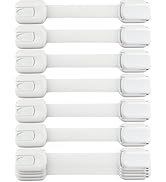 Child Safety Strap Locks (10 Pack) Baby Locks for Cabinets and Drawers, Toilet, Fridge & More. 3M...