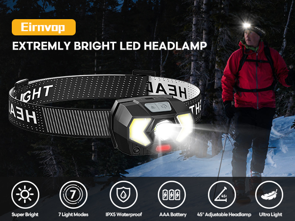 headlamp battery powered