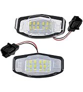 KoiLuvGo 2PCS LED License Plate Lights, 6500K White Super Bright Tag Lamp Assembly Replacement, 1...