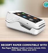 Thermal Paper for Pax Models A920 S920 A800 A930 A910 30 Rolls